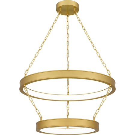 Quoizel Ozara Pendant Led Light Antique Brass PCOZA2827A
